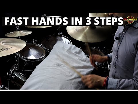How to develop fast hand speed in 3 steps -  Drum Lesson