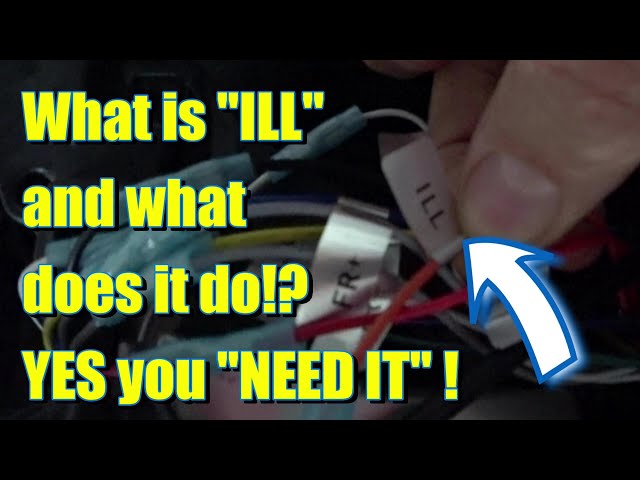 What is ILL cable in a CAR deck Stereo and what does it do. Is it important and WHY!? OUSMIN 7'' class=