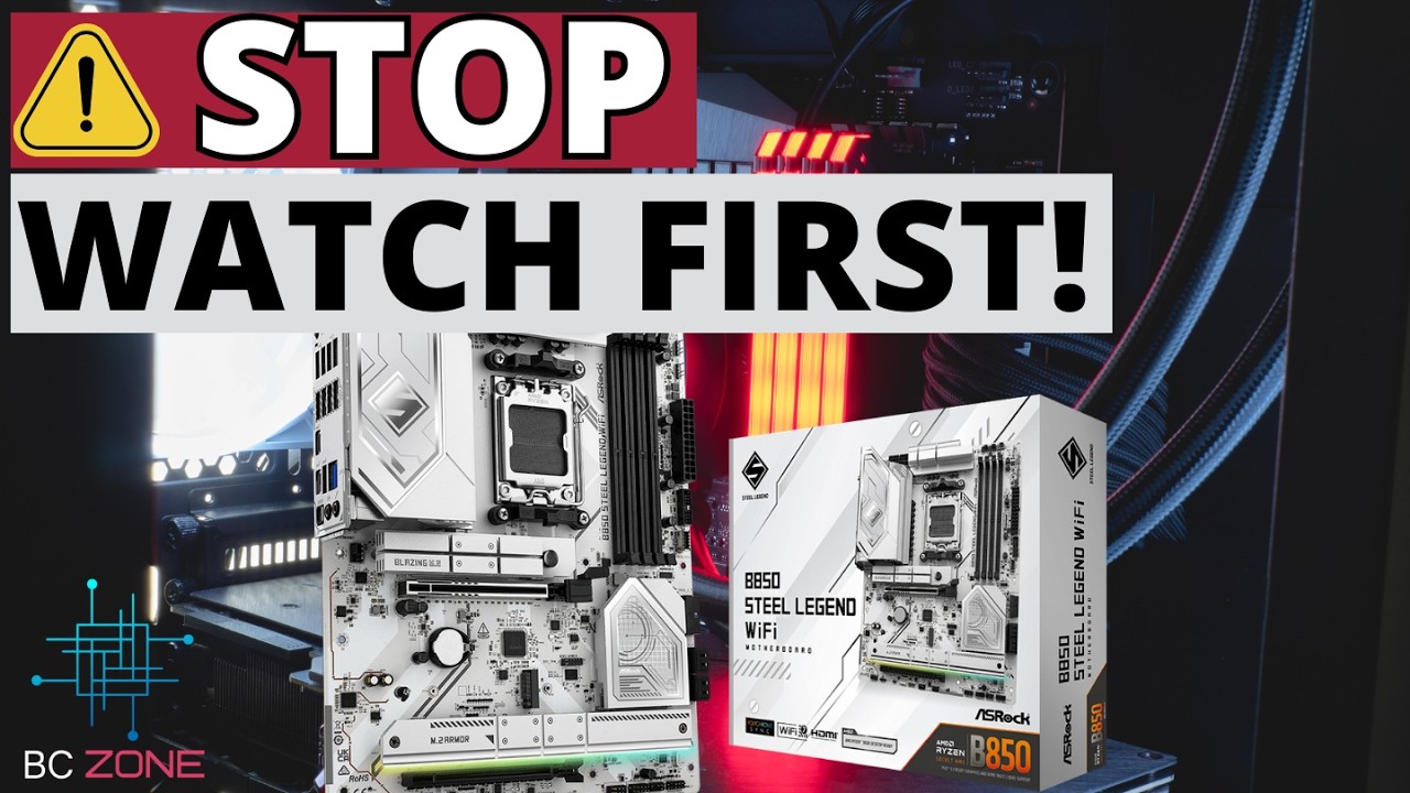 ASRock B850 Steel Legend WiFi Review - Worth It? - YouTube