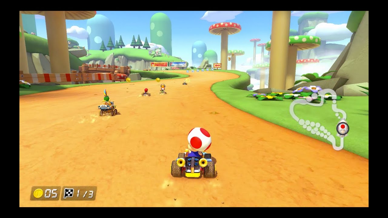 Mario Kart 8 Deluxe Wii Mushroom [1080 HD] YouTube