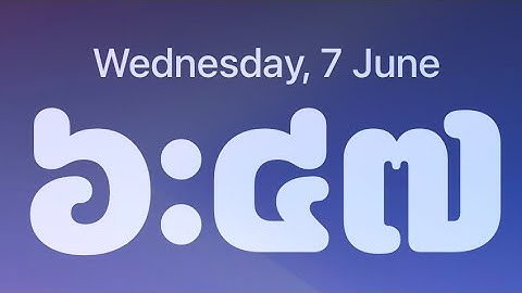 iPadOS 17 and iOS 17 Officially add Khmer 🇰🇭 number on Lockscreen 😱