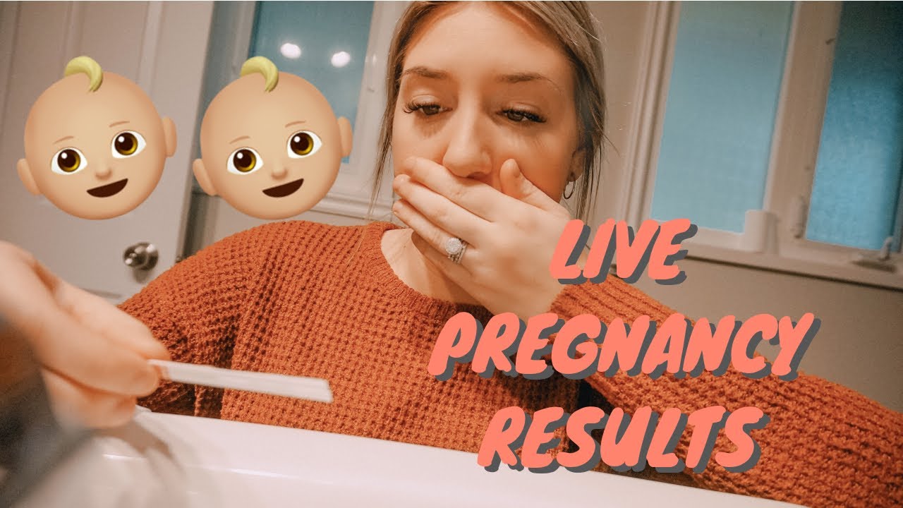 FINDING OUT I AM PREGNANT AGAIN! LIVE PREGNANCY TEST YouTube