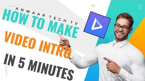 How to make video intro in 5 minutes// Anwaar tech tv// Renderforest