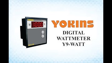 How to use and program YOKINS digital wattmeter