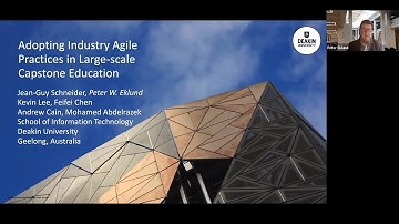 Adopting Industry Agile Practices in Large-scale Capstone Education