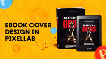 Pixellab Tutorial - How to Create Ebook Cover Design in Pixellab #pixellabtutorial