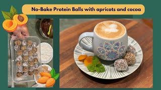 How to Make Protein Balls: using Dried Apricots and coco powder!