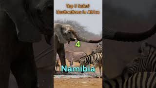 Top 5 Safari Destinations in Africa #africansafari #facts #africa #safari #nationalpark #top5