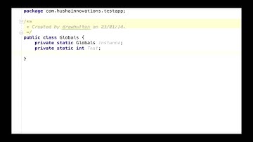 Creating Global Variables in Android Tutorial