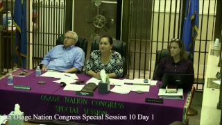 5th Osage Congress Special Session 10 Day 1 Part 4