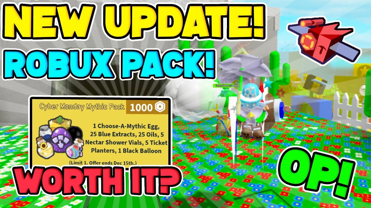 НОВЫЙ ПАКЕТ РОБУКСОВ ДЛЯ ROBLOX BEE SWARM SIMULATOR! Стоит ли покупать?