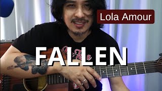 Fallen easy chords &#39;guitar tutorial&#39; for beginners - song by Lola Amour