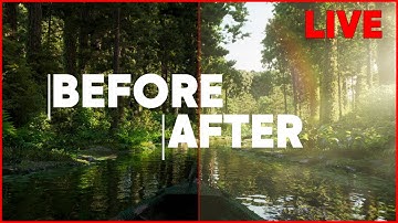 I Created a STUNNING CG Forest Environment | Lookdev | Nuke Compositing #nuke #compositing