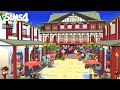 Chinese Architecture| 中華建築 | NO CC | Sims 4 stop motion build【シムズ4建築】