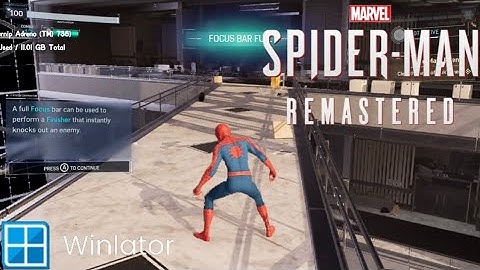 Marvel Spider-Man Remastered on Android Winlator Bionic 2.7 Poco F6