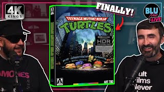 Teenage Mutant Ninja Turtles 4K From Arrow 1990 Film Teased, Possible Trilogy Collection & More