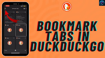 How to Bookmark Tabs in DuckDuckGo 2024 | Easy Access to Your Favorite Pages