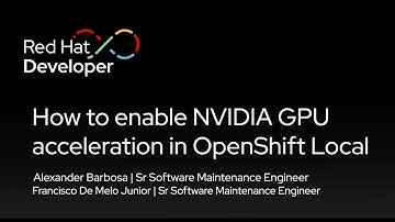 Enabling NVIDIA GPU Acceleration in OpenShift Local