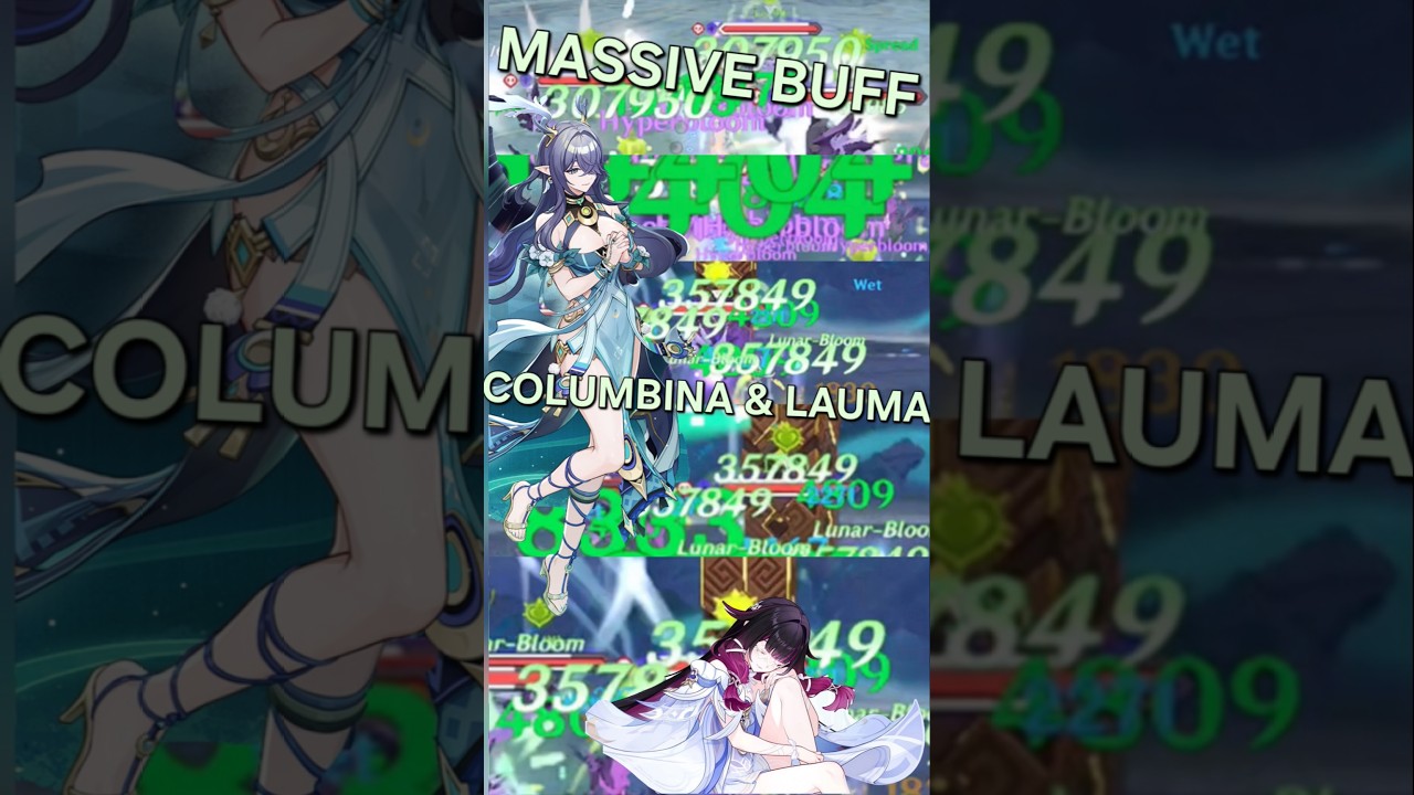 Lunar Bloom 357k | Columbina ft. Lauma Raiden | Genshin Impact
