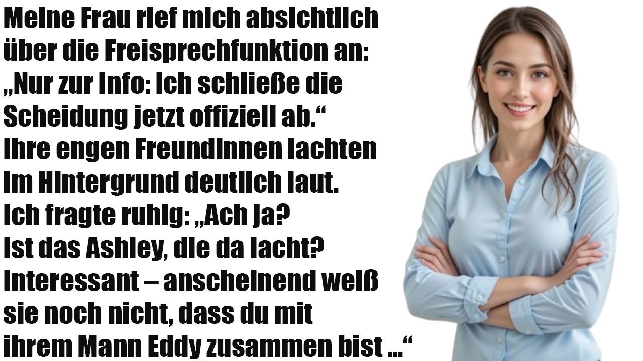 Gestern traf mich das Lachen in meiner Küche. Meine Frau rief an und sagte: „Hi, ich wollte dir nur Bescheid geben, dass ich die Scheidung jetzt offiziell durchführe.“ Im Hintergrund lachten ihre...