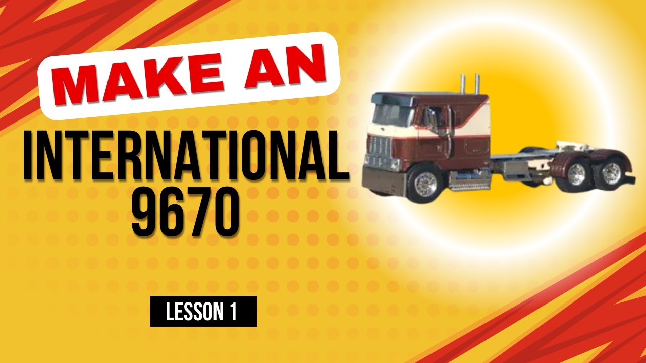 Building A Custom 1/64 Scale Ih 9670 Semi Truck From Scratch With Ertl ...