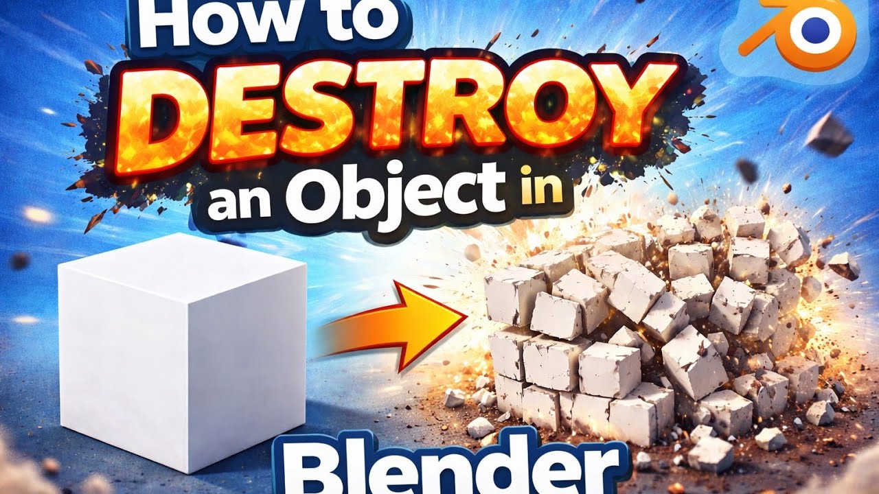 Destroy Object How to Destroy an object in blender - YouTube