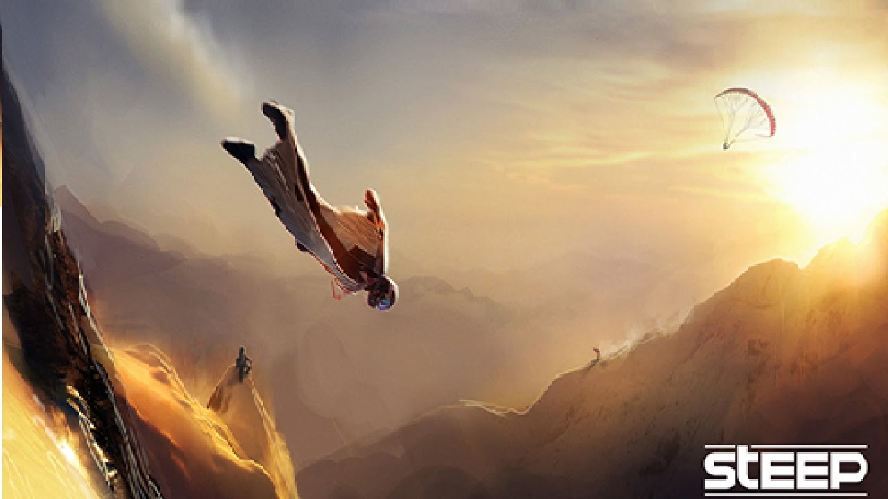 Wing Suit Close Call Stunt | Steep | Twitch Highlight