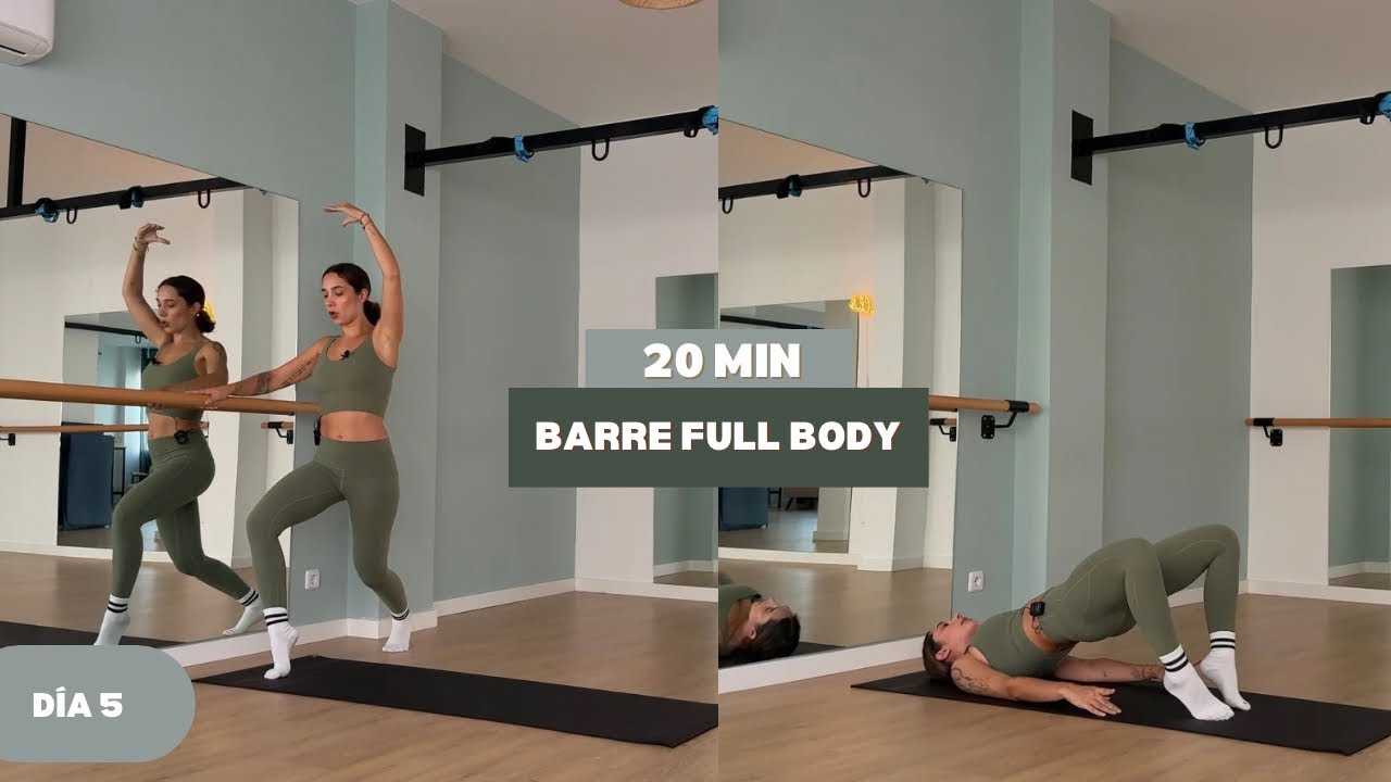 Barre Full Body | Día 5 de un mes de Barré en casa | Sin material