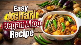 Download lagu Achari Baingan Aloo Recipe | Tangy, Spicy & Full of Chatpata Flavor!