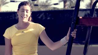Garbiñe Muguruza - My first impact on a tennis court -  adidas