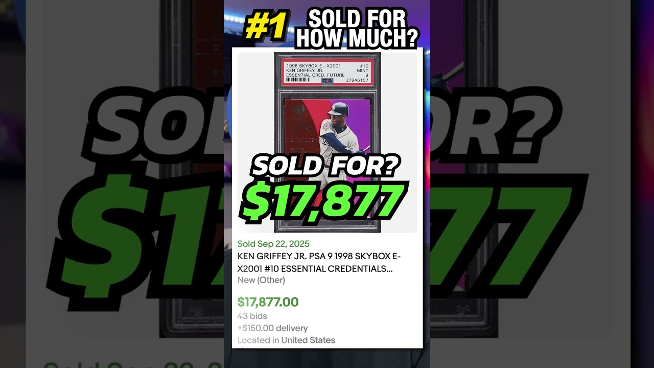 1998 Skybox E-X Ken Griffey Jr. Essential Credentials Insert 