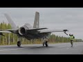 B ROLL F 35 landing Finland