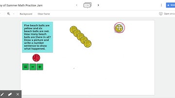 Summer Math Practice using Google Slides ans Google Jamboard