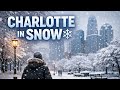 Snowfall in Charlotte ❄️ A Rare Day & Our Walk in the Snow
