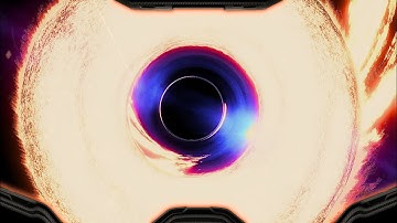 Falling Into a Black Hole Star (Simulation)