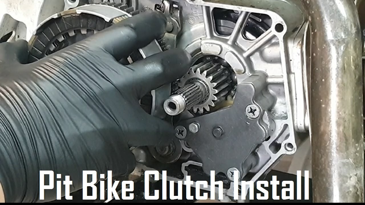 Pit Bike Clutch Install YouTube