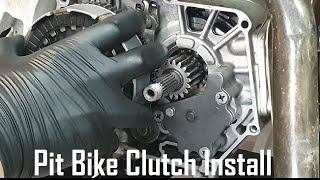 Pit Bike Clutch Install