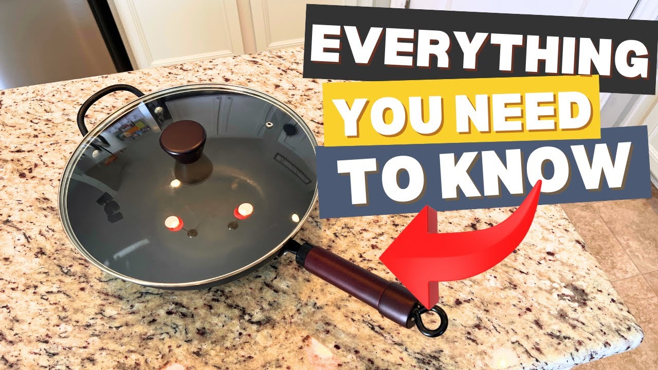 13-Inch Carbon Steel Wok Review – Pre-Seasoned Stir-Fry Pan with Lid