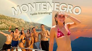 FIRST SOLO TRIP IN MONTENEGRO - boat day new friends