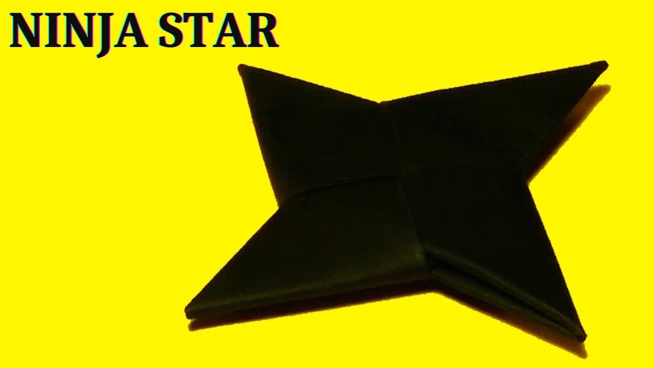 Origami Easy Ninja Star How To Make A Paper Ninja Star Shuriken