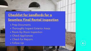 Your Complete Rental Inspection Checklist