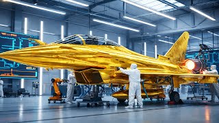 Building the 24K Gold Eurofighter: Multi-Nation Assembly & CAPTOR Radar