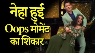 Neha Kakkar FALLS on Indian Idol 11 stage while dancing on Song Dilbar with Aditya Narayan