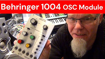 Behringer 1004 Oscillator Module unboxing installation demo review, sounds at 11:33