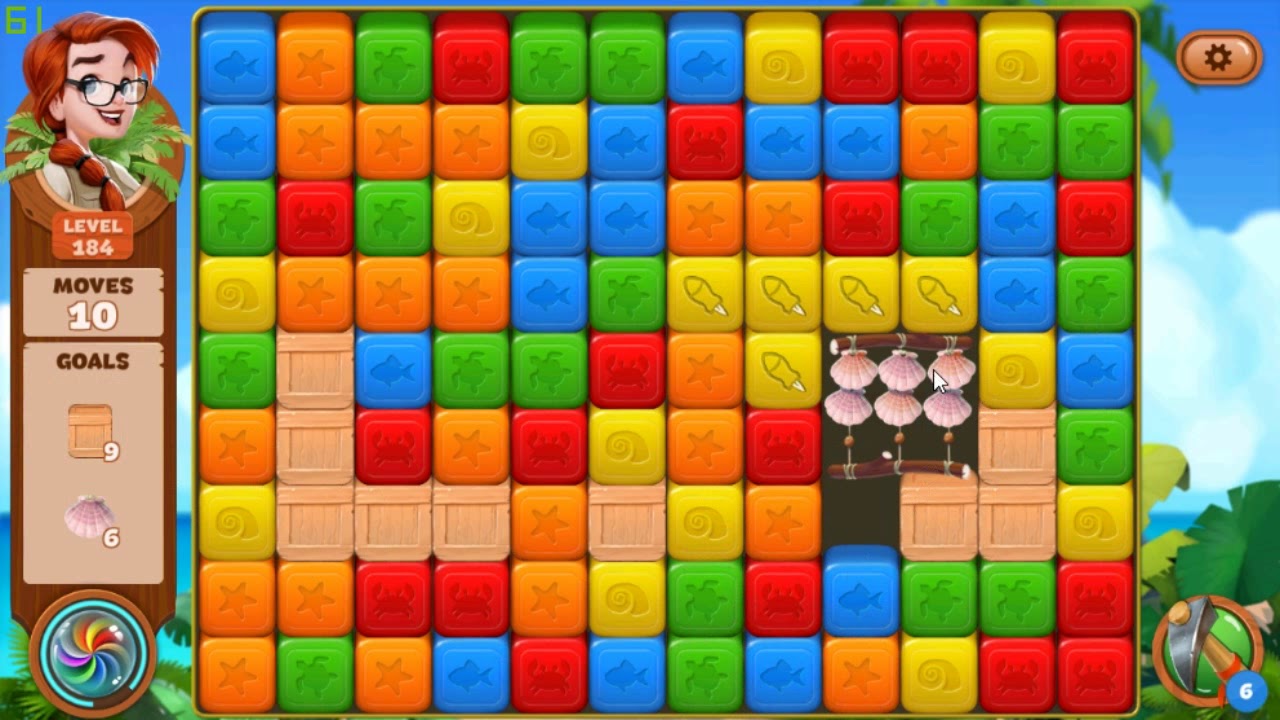 Lost Island Blast Adventure level 184
