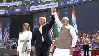 Namaste Trump: Crowds greet Donald Trump in India