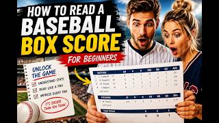 How to read a baseball box score for beginners