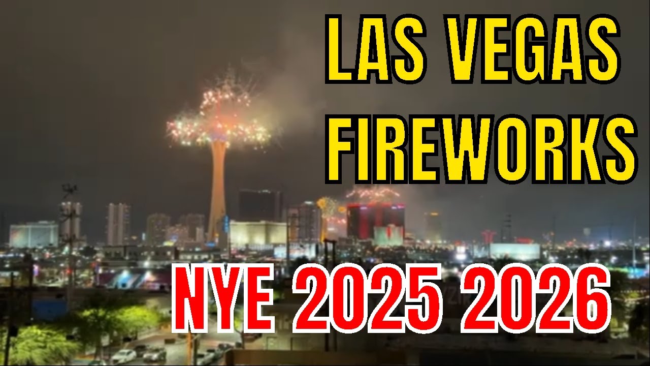 New year Celebration FIREWORKS Las Vegas LIVE Stream - NYE 2025 2026