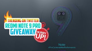 REDMI NOTE 9 PRO FIRST-EVER REAL GIVEAWAY (PARTICIPATE HERE) - TS#145