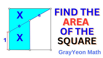 Find the area of the square Important Geometry skills explained #geometryskills #mathpuzzles